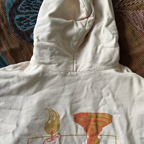 Twin Flames First Drop Ever - Cream Hoodie - M - Picture 2 of 5